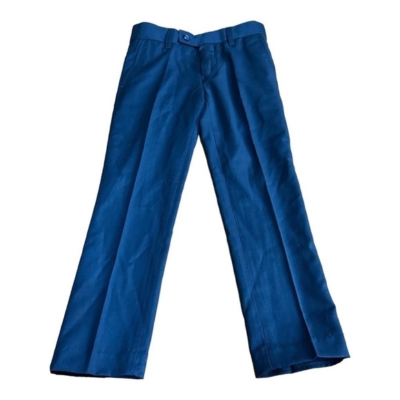 Isaac Mizrahi Dress Pants Boys Navy Blue Size 5 - Picture 1 of 4